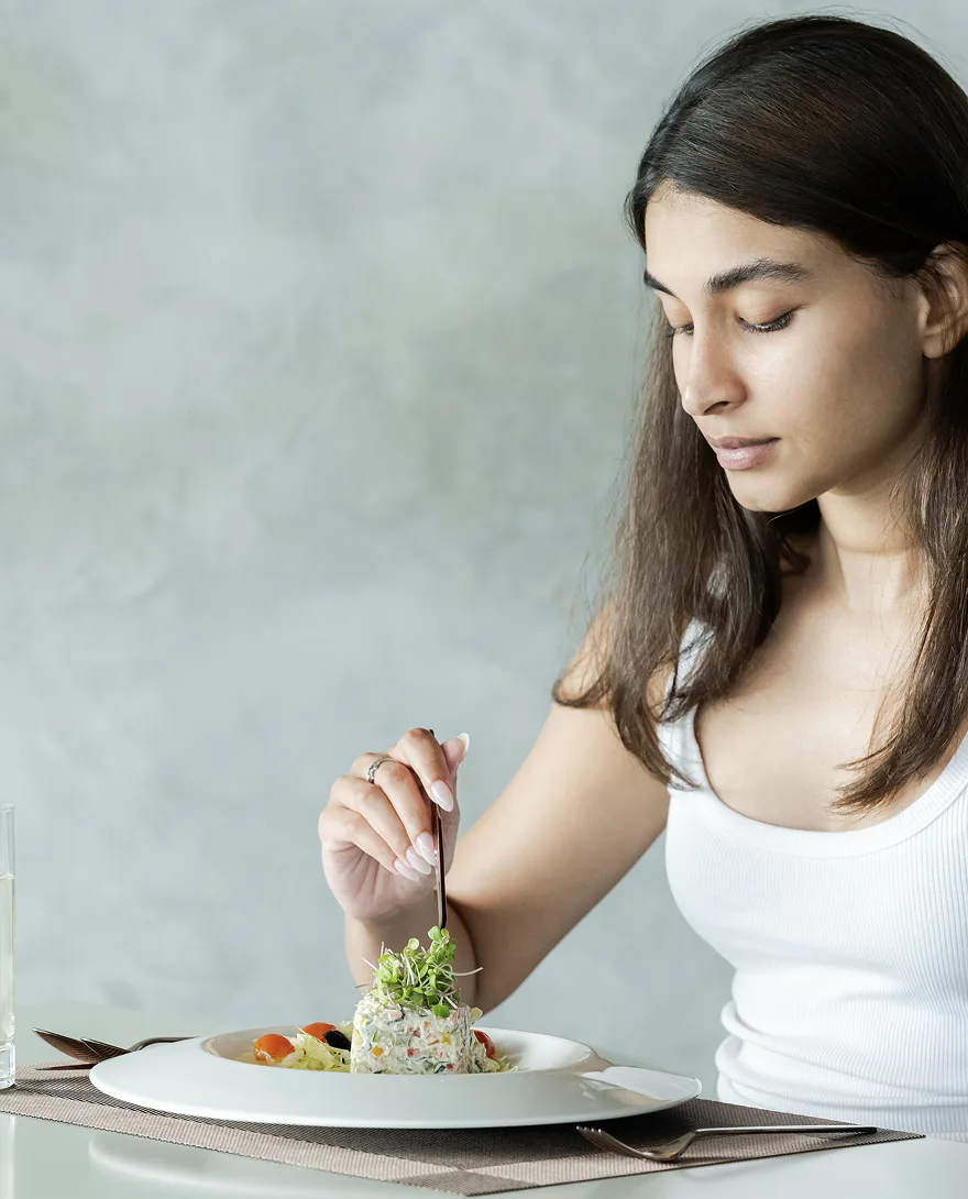 Resort buildings with infinity pool